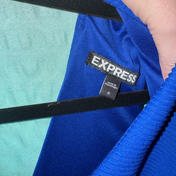 Express dress - size 8 - electric blue - form fitting - Picture 3 of 3